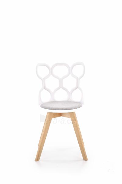 Dining chair K308 white / grey paveikslėlis 4 iš 8