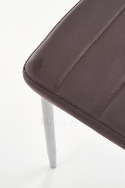 Valgomojo kėdė K70 tamsiai ruda paveikslėlis 3 iš 6