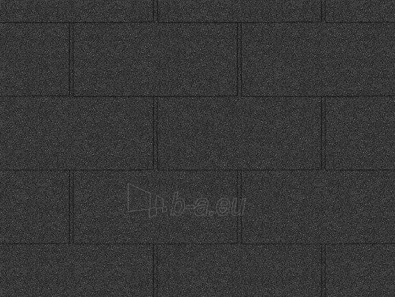 Bitumen roof shingles Icopal Plano XL black paveikslėlis 1 iš 1