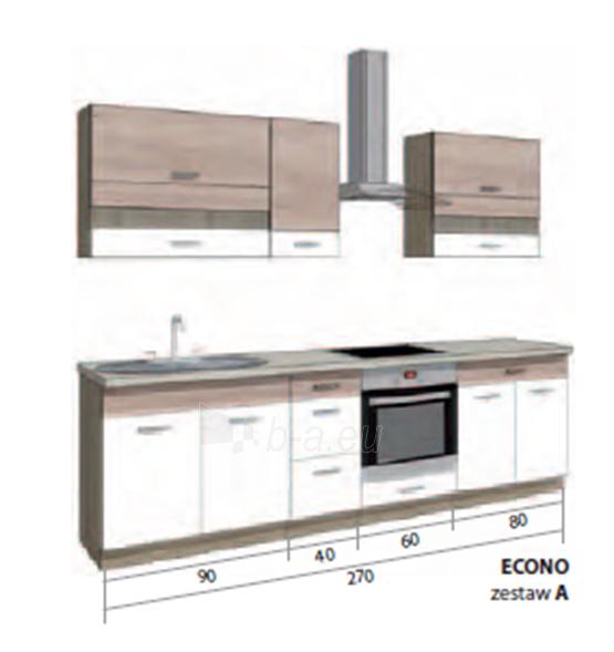 Virtuvės komplektas Econo Basic A be stalviršio paveikslėlis 2 iš 3