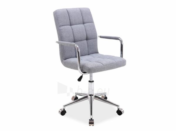 Biuro kėdė darbuotojui Q-022 audinys pilka paveikslėlis 1 iš 2