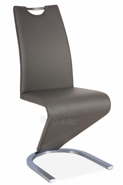 Valgomojo Kėdė H-090 eko oda/plienas paveikslėlis 1 iš 2