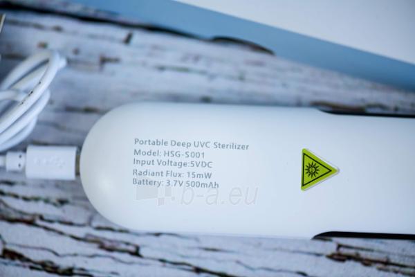 Gilaus spinduliavimo UV-C LED mobilus sterilizatorius paveikslėlis 11 iš 11
