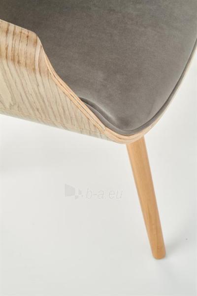Dining chair K-396 light oak / grey paveikslėlis 10 iš 11