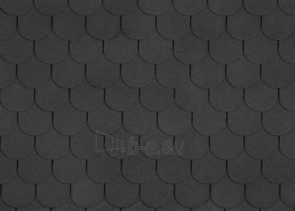Bituminės čerpės TANGO SUPER, juoda paveikslėlis 1 iš 1