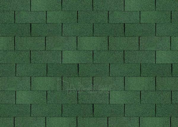 Bitumen roof shingles ROCK TRIO, green paveikslėlis 1 iš 1