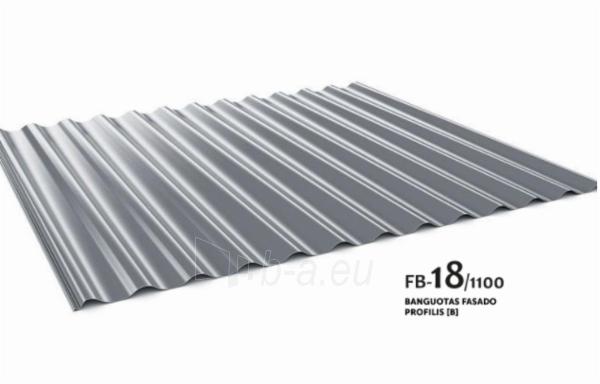Trapezoidal profile steel roof Budmat FB-18 paveikslėlis 1 iš 1