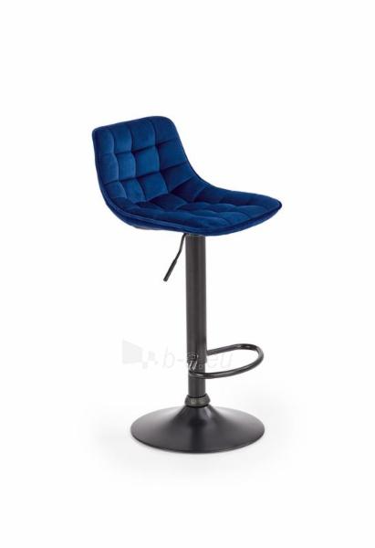Bar chair H-95 tamsiai mėlyna paveikslėlis 1 iš 8