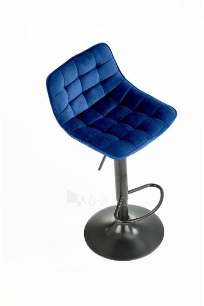 Bar chair H-95 tamsiai mėlyna paveikslėlis 2 iš 8