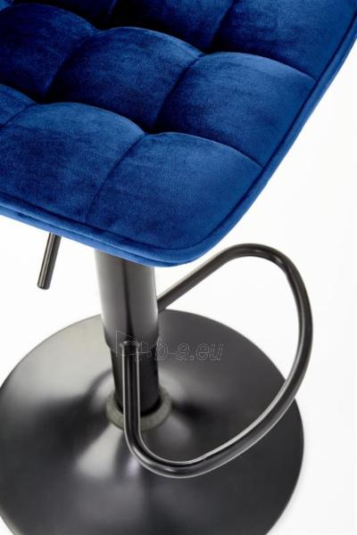 Baro kėdė H-95 tamsiai mėlyna paveikslėlis 6 iš 8