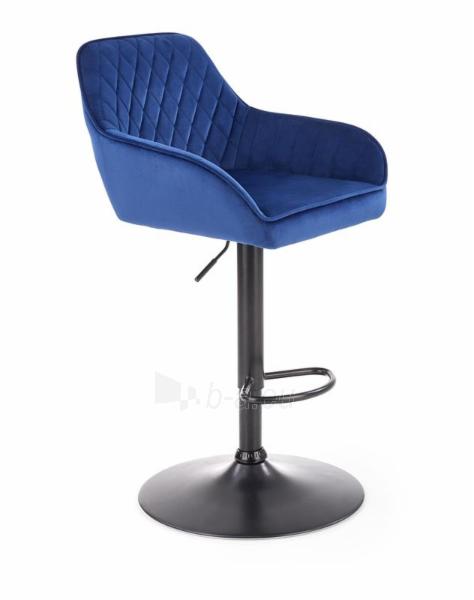 Bar chair H-103 tamsiai mėlyna paveikslėlis 1 iš 11