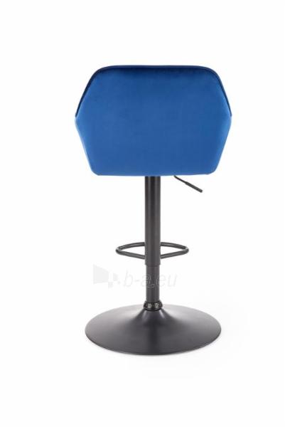 Bar chair H-103 tamsiai mėlyna paveikslėlis 9 iš 11
