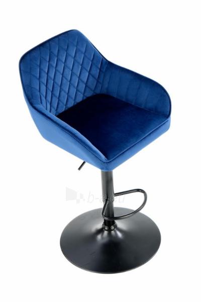 Bar chair H-103 tamsiai mėlyna paveikslėlis 8 iš 11