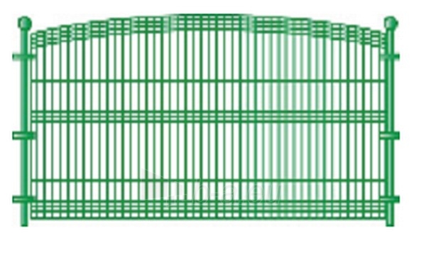 Tvoros segmentas arkinis cinkuota 50x200x4x1300x2500 dažyta paveikslėlis 2 iš 3