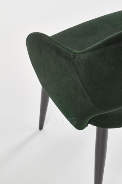Dining chair K364 dark green paveikslėlis 3 iš 12