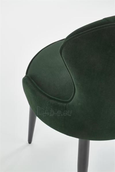 Dining chair K366 dark green paveikslėlis 4 iš 8