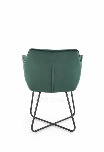 Valgomojo kėdė K377 tamsiai žalia paveikslėlis 8 iš 12