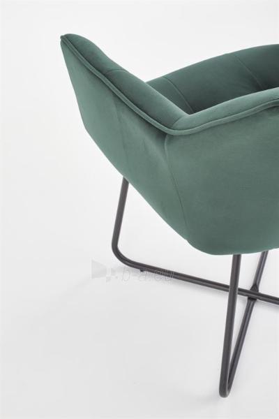 Valgomojo kėdė K377 tamsiai žalia paveikslėlis 6 iš 12
