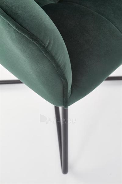 Valgomojo kėdė K377 tamsiai žalia paveikslėlis 5 iš 12