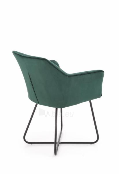 Valgomojo kėdė K377 tamsiai žalia paveikslėlis 4 iš 12