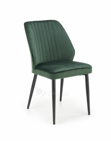 Valgomojo kėdė K-432 tamsiai zaļš paveikslėlis 1 iš 6