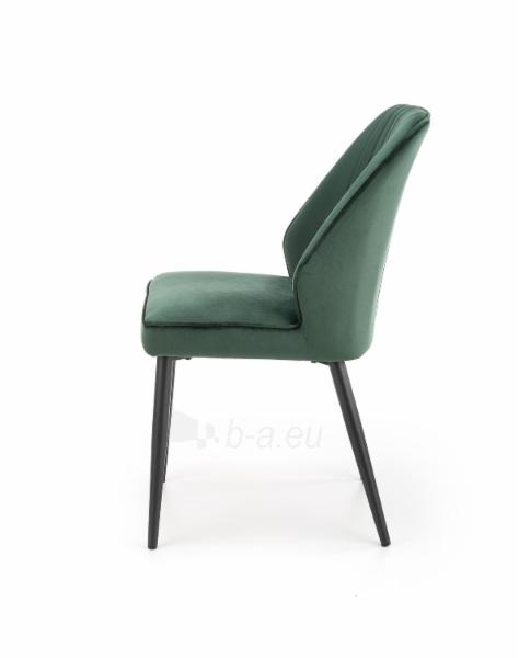 Valgomojo kėdė K-432 tamsiai zaļš paveikslėlis 5 iš 6