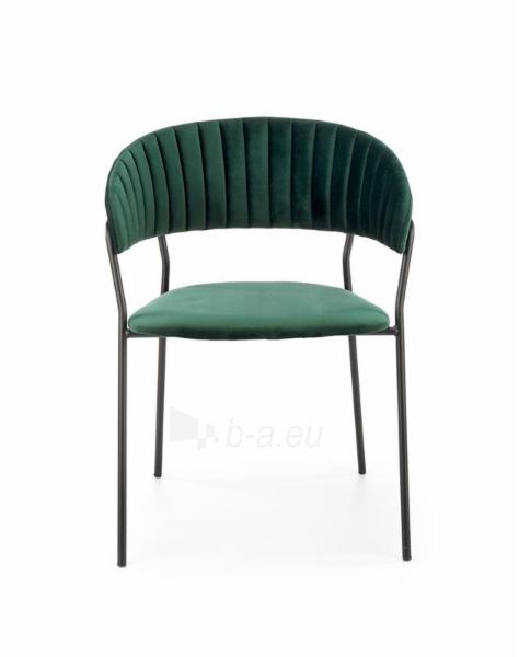 Valgomojo kėdė K426 tamsiai žalia paveikslėlis 3 iš 10