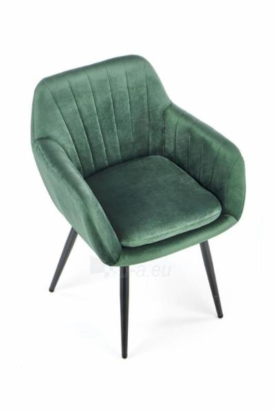 Valgomojo kėdė K-429 tamsiai žalia paveikslėlis 6 iš 7