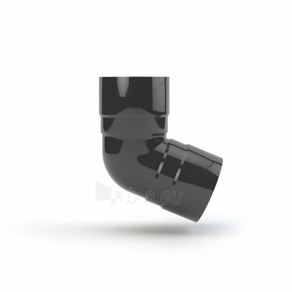 Lietvamzdžio alkūnė dviguba Gamrat 63 mm 60° PVC paveikslėlis 1 iš 2
