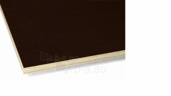 Laminated plywood 1250x2500x27 brown F/F II (3.125 kv.m) paveikslėlis 1 iš 1