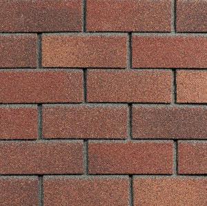 Bituminės čerpės TECHNONICOL HAUBERK, Terracotta brick paveikslėlis 1 iš 1