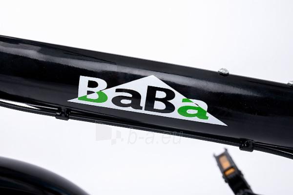 Sulankstomas dviratis BaBa Bike, 6 pavarų, juodas paveikslėlis 9 iš 12