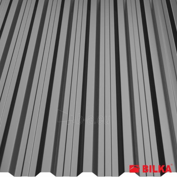 Trapezoidal profile steel roof Bilka Trapez T18 (stoginis / sieninis) 0,4 mm blizgus paveikslėlis 1 iš 2