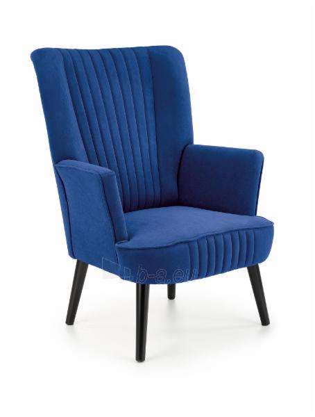 Fotelis DELGADO mėlynas paveikslėlis 1 iš 2