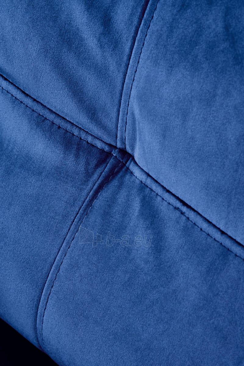 Fotelis FELIPE 2 mėlynos spalvos su išskleidžiamu pakoju paveikslėlis 9 iš 10
