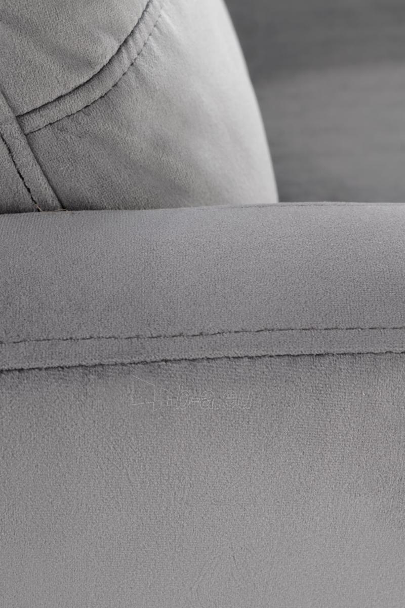 Fotelis FELIPE 2 pilkos spalvos su išskleidžiamu pakoju paveikslėlis 11 iš 12