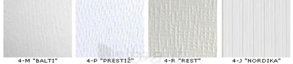 Dailylentės ECOTEX luboms, sienoms plotis 585 mm Baltos spalvos M, P, R, Paveikslėlis 2 iš 2 310820281620
