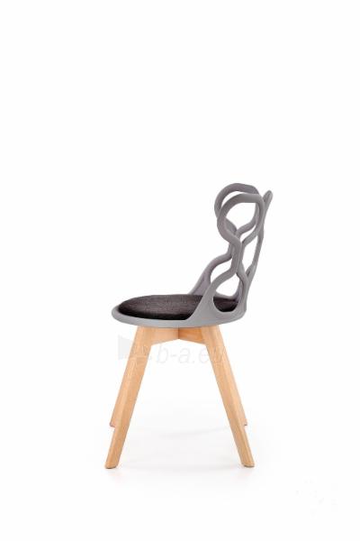 Valgomojo kėdė K308 juoda/pilka paveikslėlis 3 iš 9
