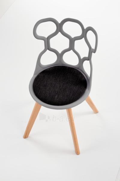 Valgomojo kėdė K308 juoda / pilka paveikslėlis 5 iš 9