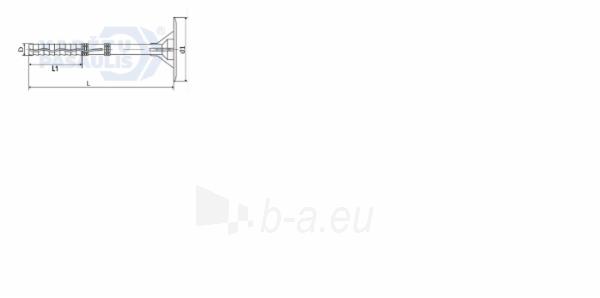 Kaištis šilumos izoliatorius 10x340 mm PTZ 100 LDK Starfix su padidinta išsiplėtimo zonax (100 vnt) paveikslėlis 2 iš 2