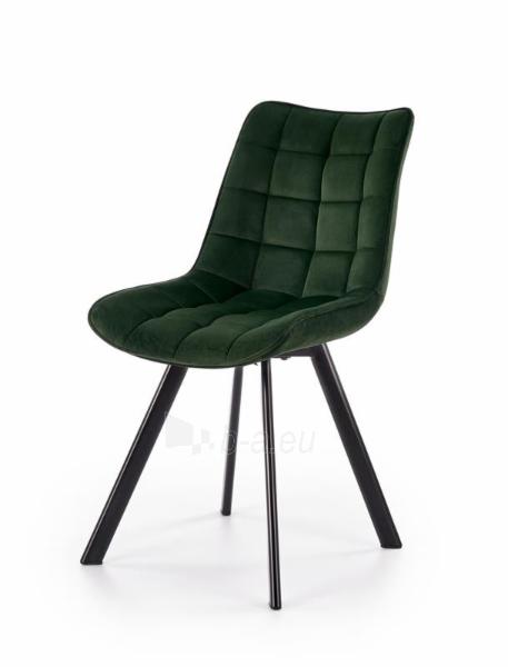 Valgomojo kėdė K332 tamsiai žalia. paveikslėlis 1 iš 10