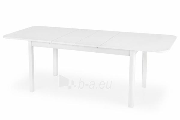 Išskleidžiamas valgomojo stalas Florian baltas paveikslėlis 2 iš 9