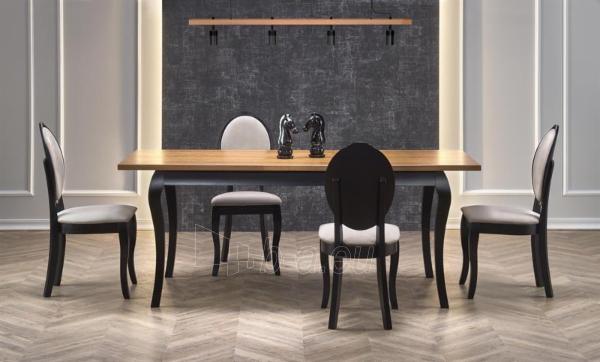 Valgomojo stalas Windsor dark ąžuolas/juoda paveikslėlis 1 iš 14