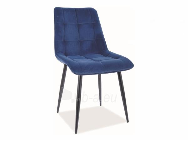 Dining chair Chic Matt Velvet blue (water repellent fabric) paveikslėlis 1 iš 1