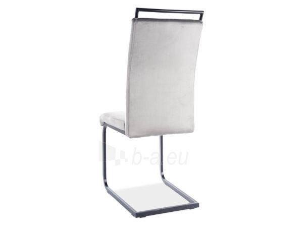 Valgomojo Chair H-441 aksomas pilka Paveikslėlis 2 iš 4 310820291298