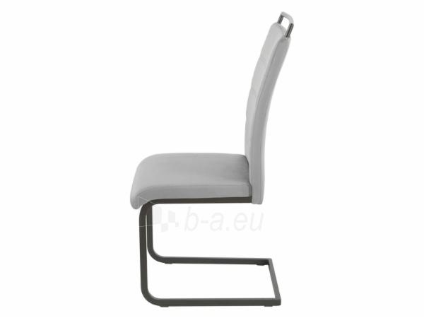 Valgomojo Chair H-441 aksomas pilka Paveikslėlis 4 iš 4 310820291298