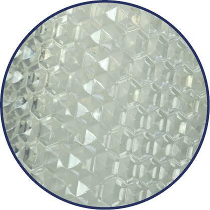 Banguotas polikarbonato lakštas Salux PRISMA su prizmės (deimantiniu) efektu 2.5x1030x2000, skaidrus paveikslėlis 8 iš 8