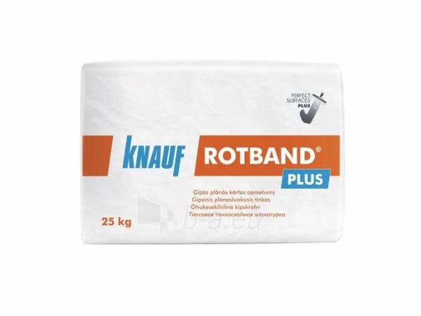 Gypsum plaster Knauf Rotband Plus, 25 kg (LV) paveikslėlis 1 iš 1