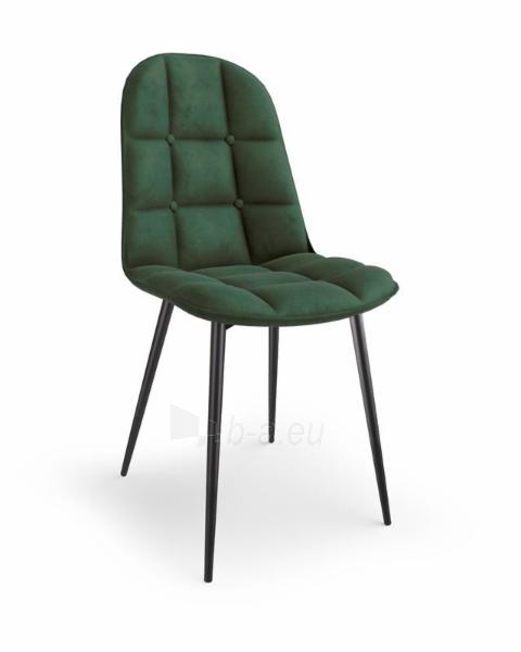 Valgomojo kėdė K-417 tamsiai žalia paveikslėlis 1 iš 1