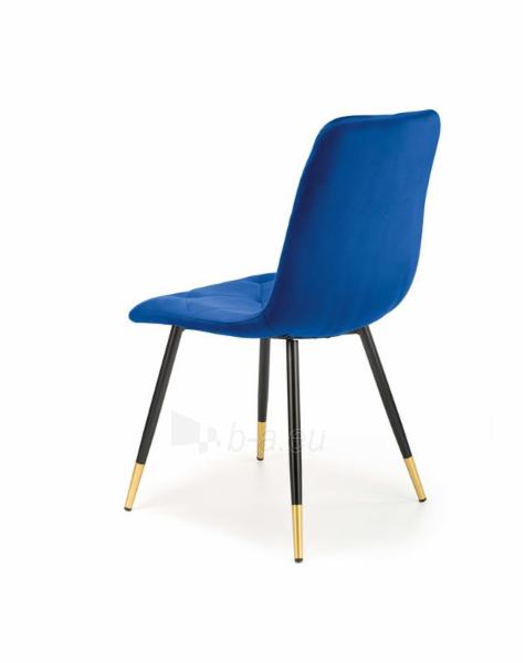 Valgomojo kėdė K438 tamsiai mėlyna paveikslėlis 3 iš 5